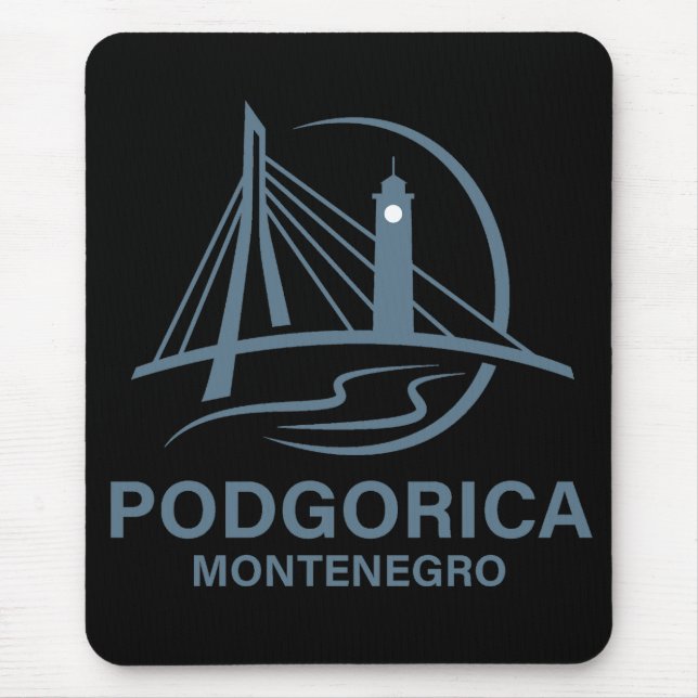 Mousepad Podgorica Montenegro Europe (Frente)