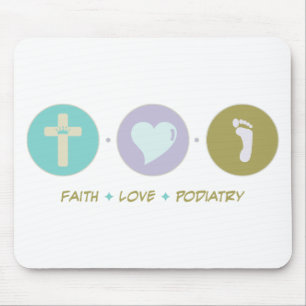 Mousepad Podiatry do amor da fé