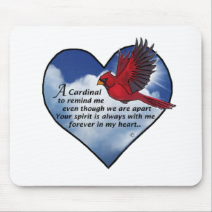 Mousepad Poema cardinal do coração