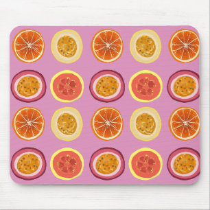 Mousepad POG Havaí Frutas Tropicais Paixão Laranja Goiaba
