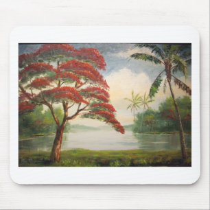 Mousepad Poinciana real (árvore chamativo)