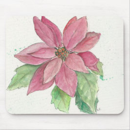Mousepad poinsettia