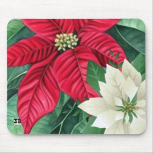 Mousepad Poinsettia