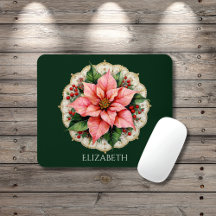 Poinsettia Floral Vintage