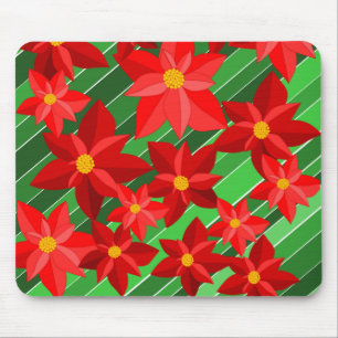 Mousepad Poinsettias