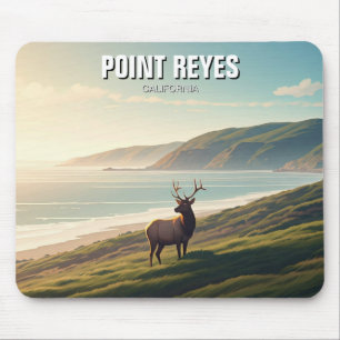 Mousepad Point Reyes National Seashore Elk