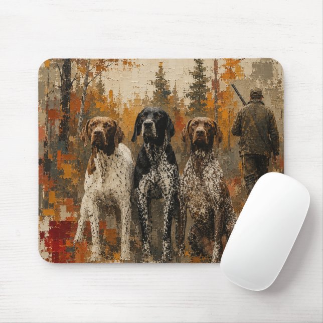 Mousepad Pointer Alemão de Pelo Curto (Com mouse)