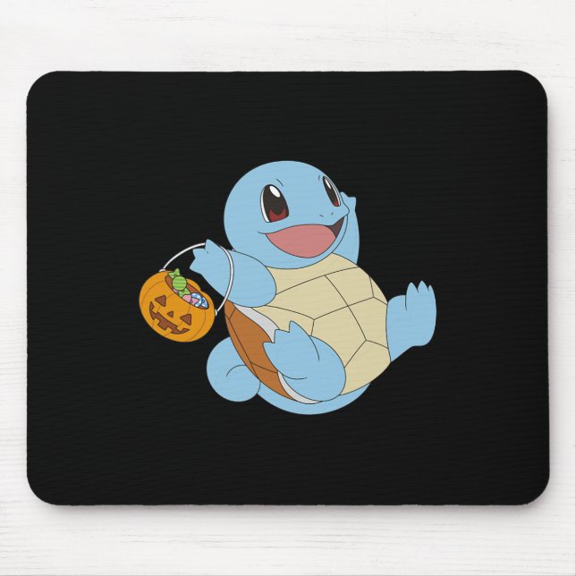 Mousepad Pokémon Halloween Esquadrão Com Seu Truque Ou Trat (Frente)