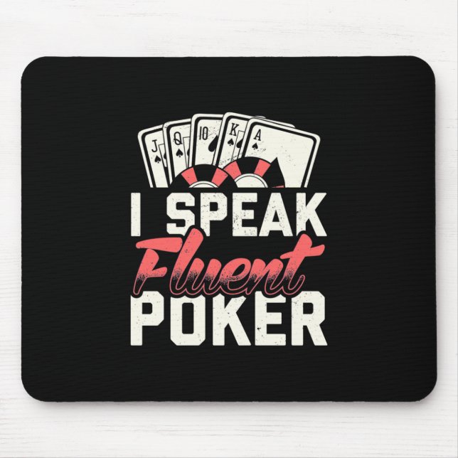 Mousepad Poker Lover | I Fala Fluent Poker (Frente)