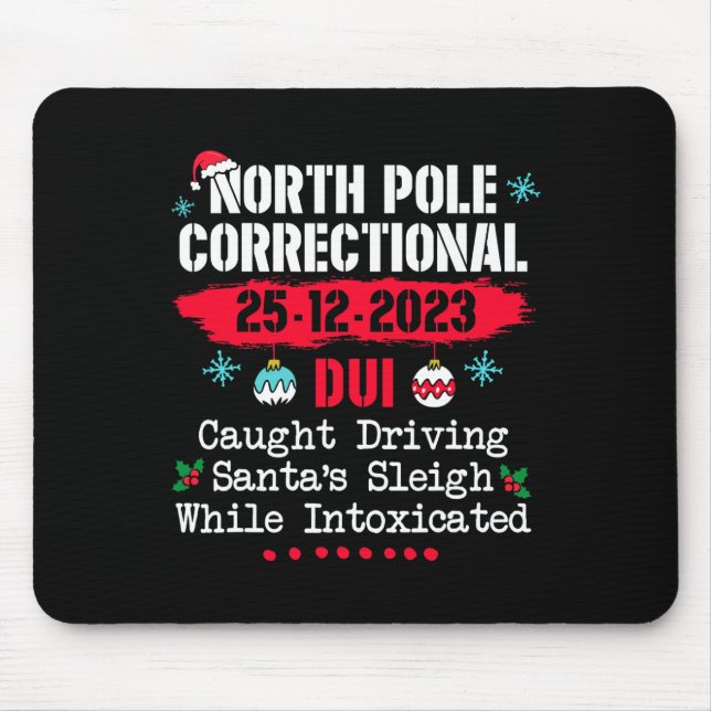 Mousepad Pole Norte - Correção Dui Capturou Papais noeis (Frente)