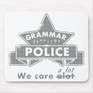 Mousepad Polícia de Gramática