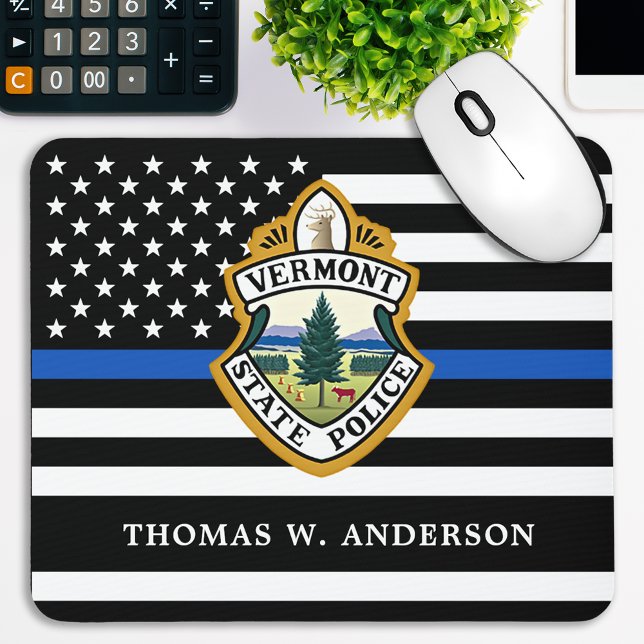 Mousepad Polícia de logotipo personalizado do Departamento  (Criador carregado)