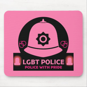 Mousepad Polícia de Orgulho gay LGBT+