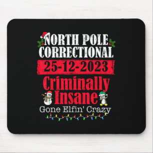 Mousepad Polícia do Polo Norte rejeita criminosamente insan