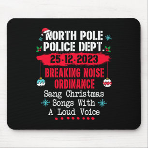 Mousepad Polícia Policial do Polo Norte quebra Portaria de 