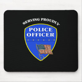Mousepad Polícia que serve orgulhosa