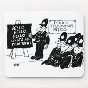 Mousepad Policiais de rato numa Escola de Formação de Pol
