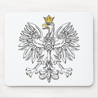 Mousepad Polish Eagle With Gold Crown