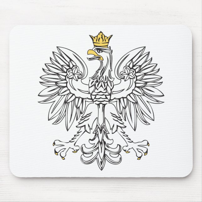 Mousepad Polish Eagle With Gold Crown (Frente)