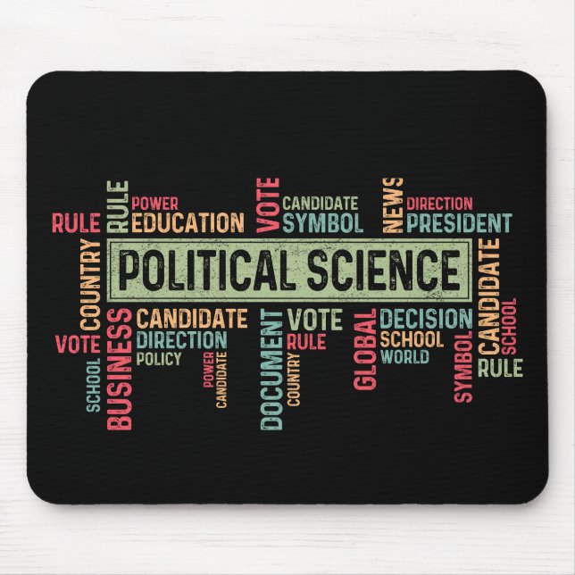 Mousepad Political Science (Frente)