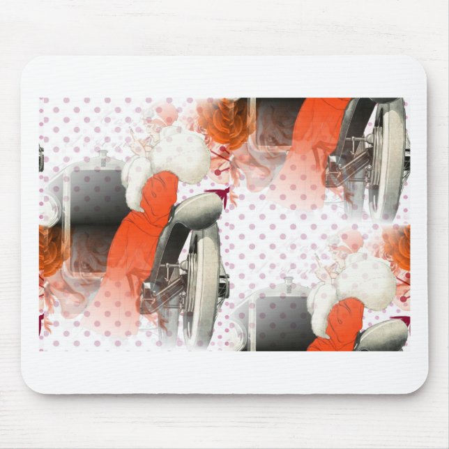 Mousepad polkadots flapper (Frente)