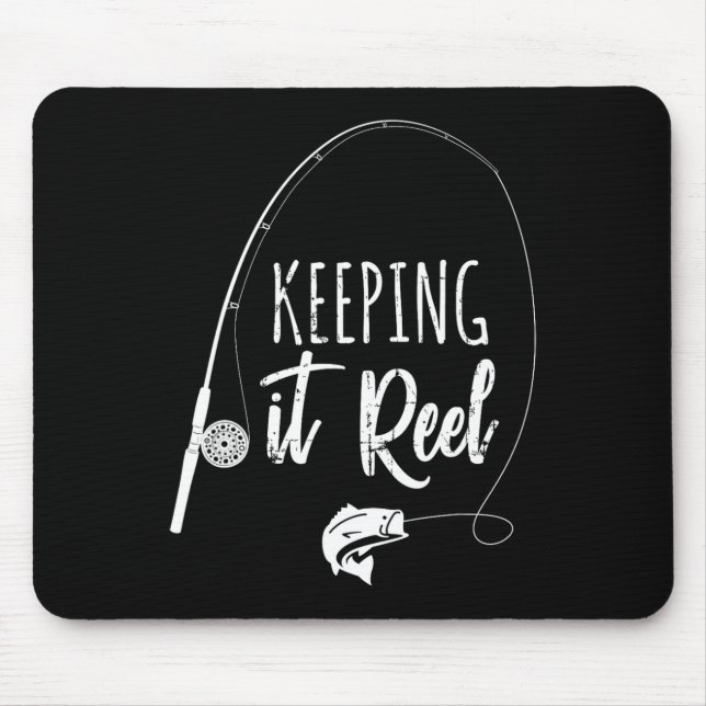 Mousepad Polo De Pesca Engraçado Que Mantém O Presente De P (Frente)
