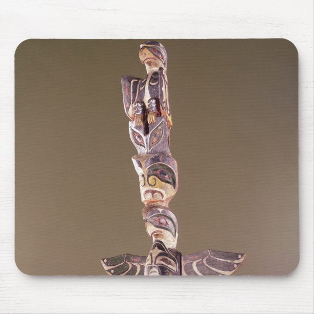 Mousepad Pólo de totem do clã do pássaro de Tinglit (Frente)