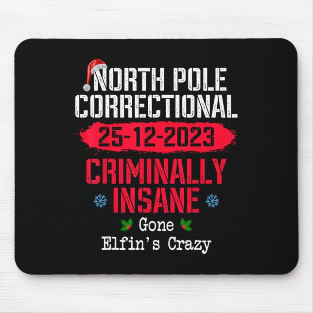Mousepad Polonês Norte Correto Criminalmente Insano Saiu El (Frente)