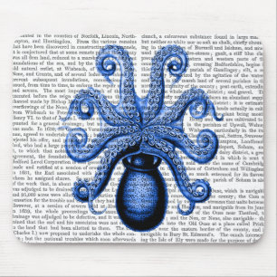 Mousepad Polvo Azul Vintage 1 Inferior