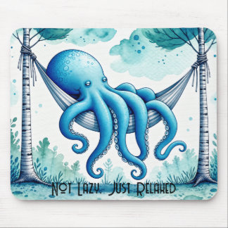 Mousepad Polvo em Rede - Não é Preguiçoso, Apenas Relaxado