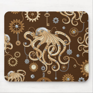 Mousepad Polvo Steampunk Retro Fantasia Mecânica
