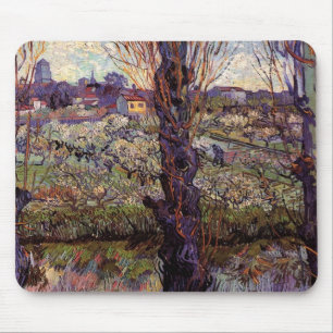 Mousepad Pomar em Flor, Arles por Vincent van Gogh