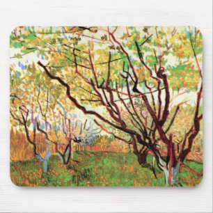 Mousepad Pomar em Flor por Vincent van Gogh