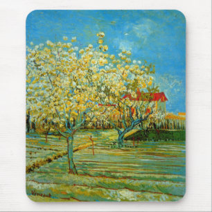 Mousepad Pomar em Flor por Vincent van Gogh