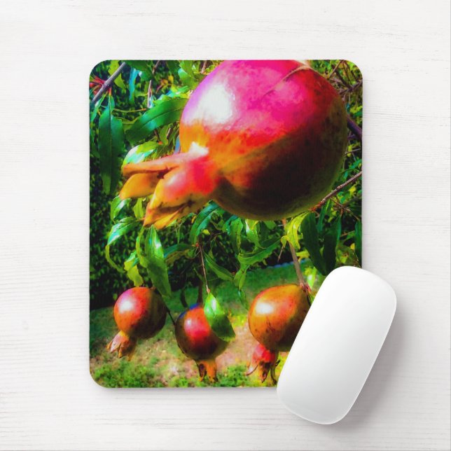 Mousepad Pomegranatos na árvore (Com mouse)