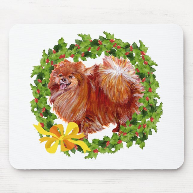 Mousepad Pomerânia de Feriado (Frente)