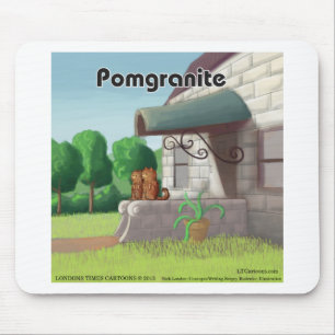 Mousepad Pomerânia em Granito (Pomedrenita) Divertido