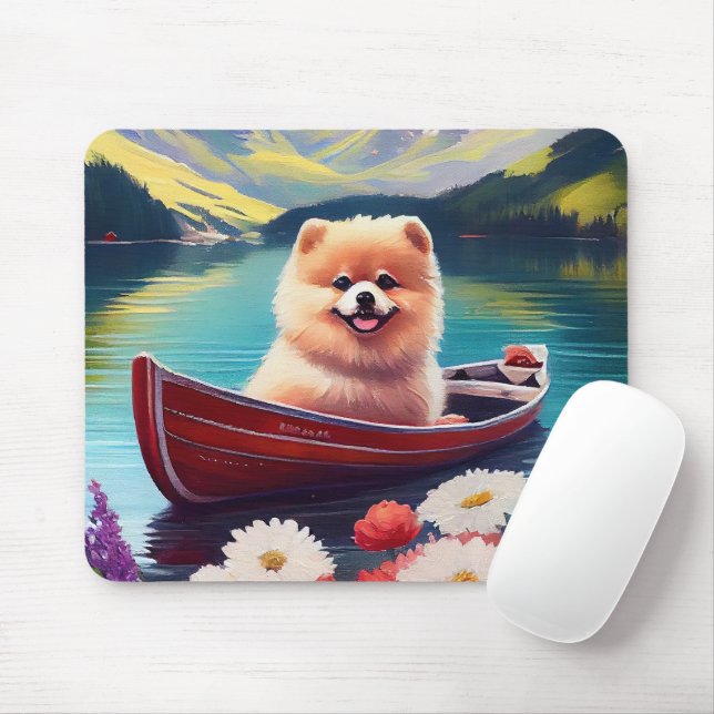 Mousepad Pomeraniano em um remo: Uma aventura cênica (Com mouse)