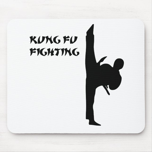 Mousepad Pontapé da parte dianteira de Kung Fu (Frente)