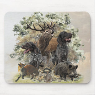 Mousepad Pontas com fios alemãs, A Paixão por Huntin
