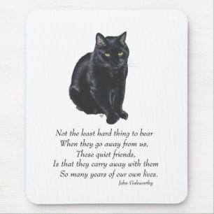 Mousepad Ponte Arco-íris de Gato Preto