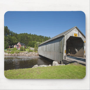 Mousepad Ponte coberto do rio irlandês, St. Martins, New