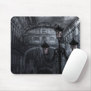 Mousepad Ponte das Orelhas de Veneza Escura à Noite