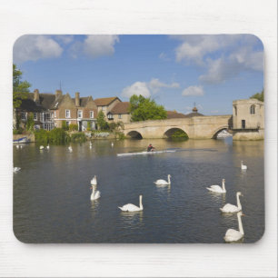 Mousepad Ponte de arco de pedra e Rio Ouse, St Ives,