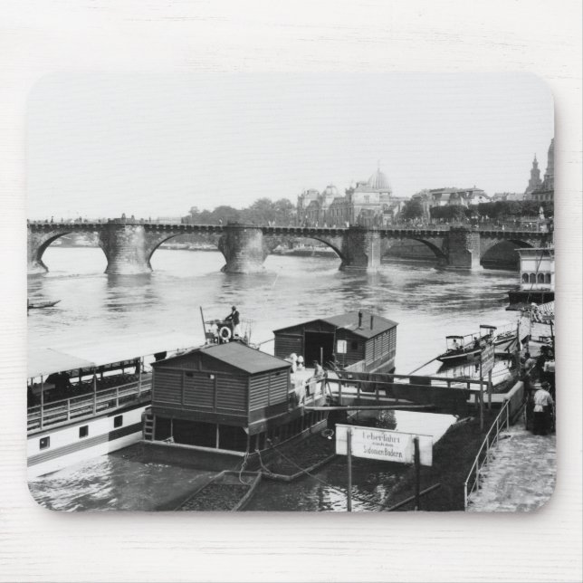 Mousepad Ponte de Augustus, Dresden, c.1910 (Frente)