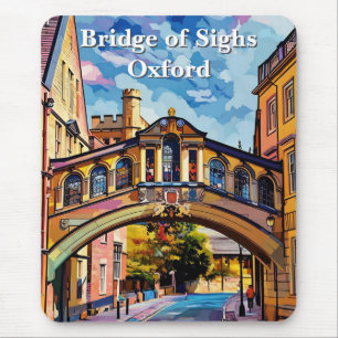 Mousepad Ponte de Barriga na Pintura de Oxford Gouache