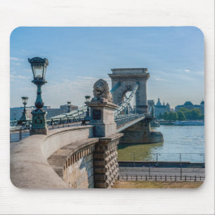 Mousepad Ponte de Cadeia Szechenyi em Budapeste, Hungria