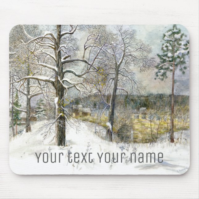 Mousepad ponte de inverno (Frente)