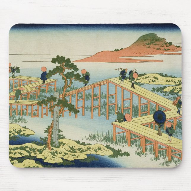 Mousepad Ponte de oito porções, província de Mucawa, Japão, (Frente)