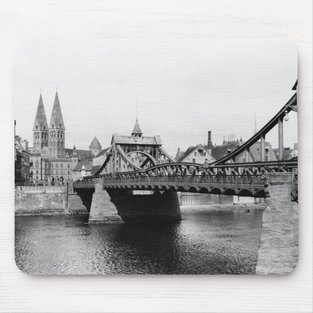 Mousepad Ponte de Weser, Brema, c.1910 (Frente)